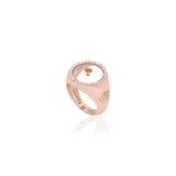 Citrine November Birthstone Ring in Rose Gold